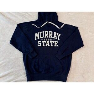Murray State Racers Hoodie Sweatshirt Adult Medium Blue Vintage University